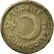 Coin, Turkey, 25 Kurus, 1946, VF(20-25), Nickel-Bronze, KM:880