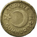 Coin, Turkey, 25 Kurus, 1946, VF(20-25), Nickel-Bronze, KM:880