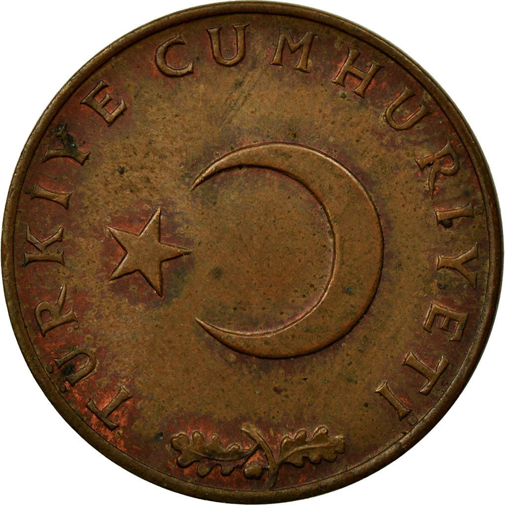 Münze, Türkei, 10 Kurus, 1970, S+, Bronze, KM:891.2