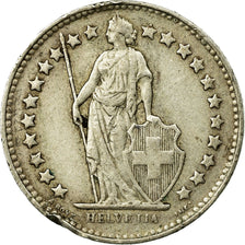 Coin, Switzerland, 1/2 Franc, 1944, Bern, VF(30-35), Silver, KM:23