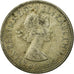 Coin, Australia, Elizabeth II, Florin, 1954, Melbourne, VF(20-25), Silver, KM:55