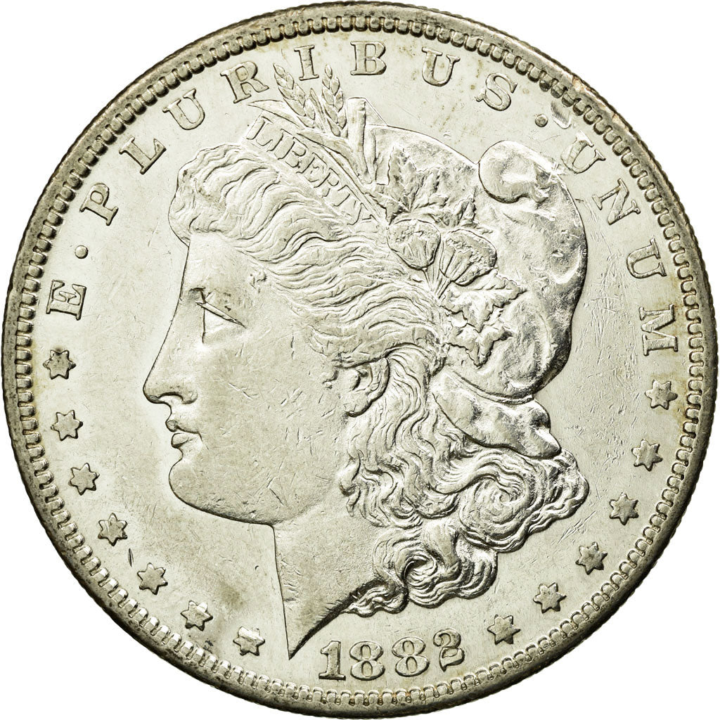 Coin, United States, Morgan Dollar, Dollar, 1882, U.S. Mint, San Francisco