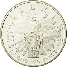 Coin, United States, Dollar, 1989, U.S. Mint, San Francisco, MS(63), Silver