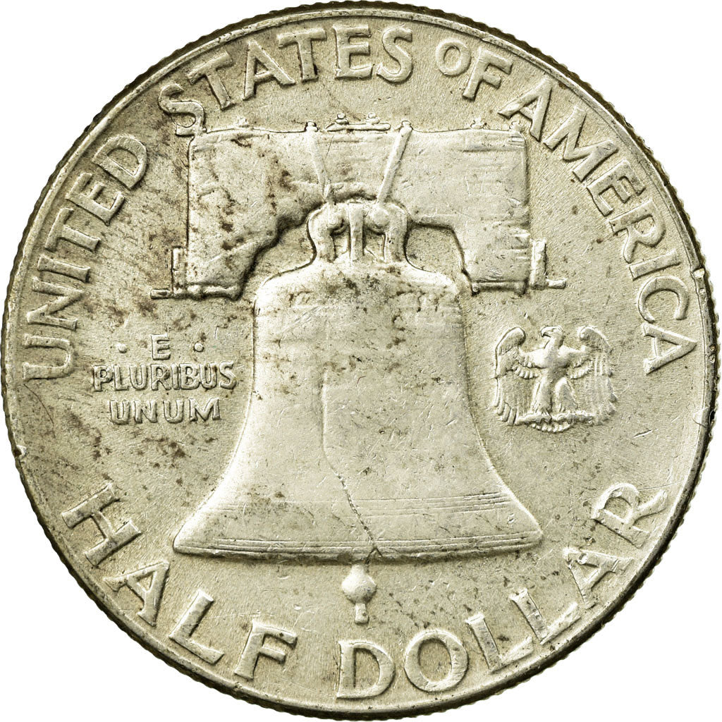 Coin, United States, Franklin Half Dollar, Half Dollar, 1948, U.S. Mint