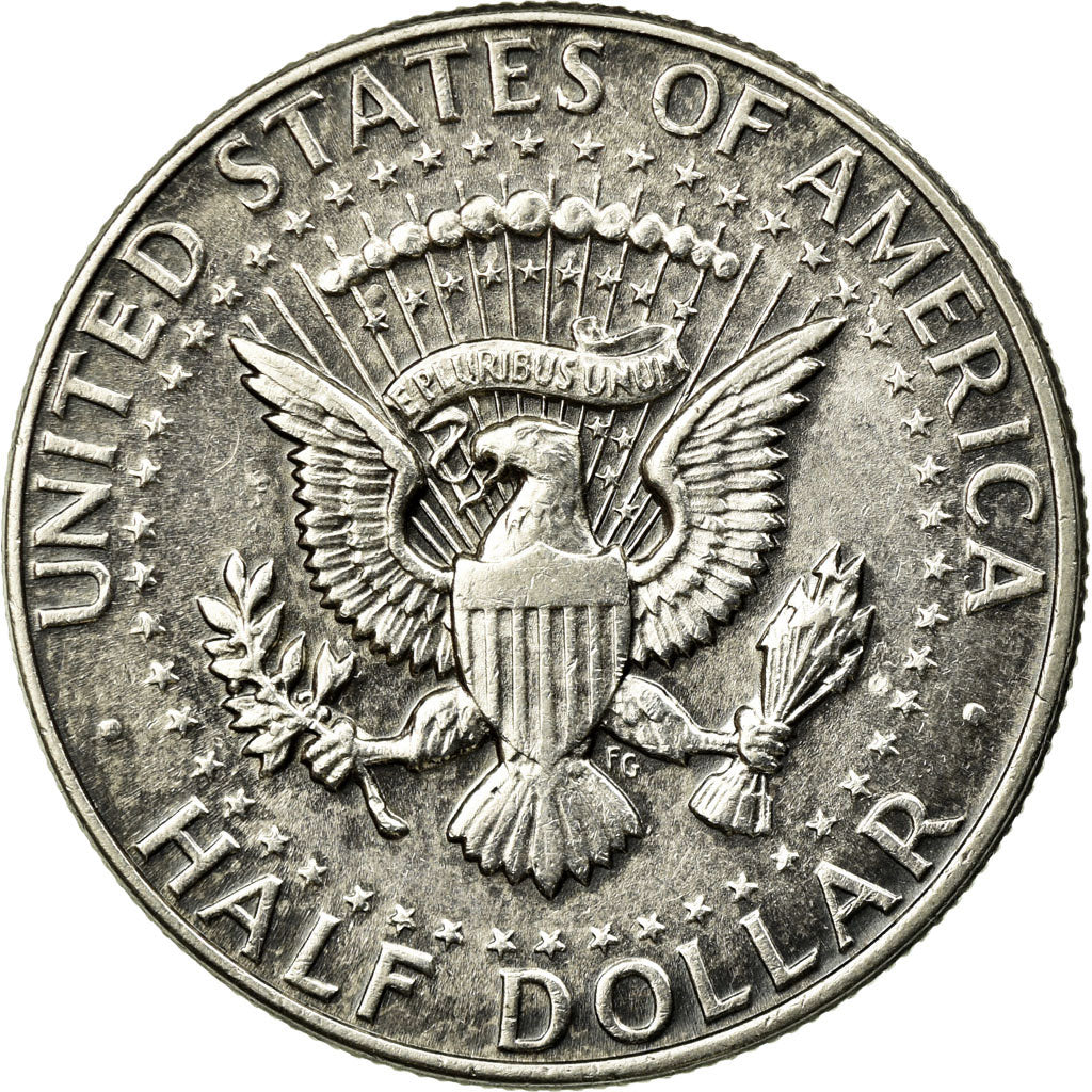 Coin, United States, Kennedy Half Dollar, Half Dollar, 1964, U.S. Mint