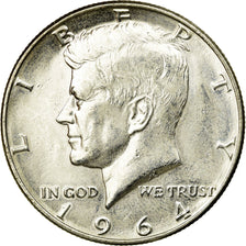 Coin, United States, Kennedy Half Dollar, Half Dollar, 1964, U.S. Mint