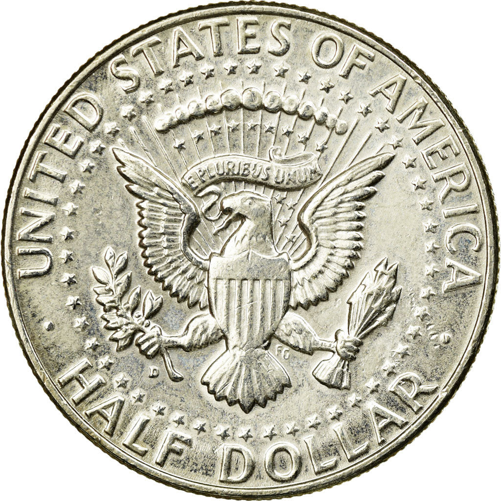 Coin, United States, Kennedy Half Dollar, Half Dollar, 1964, U.S. Mint