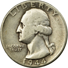 Coin, United States, Washington Quarter, Quarter, 1944, U.S. Mint, Philadelphia