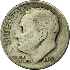 Moneta, USA, Roosevelt Dime, Dime, 1946, U.S. Mint, Philadelphia, VF(20-25)