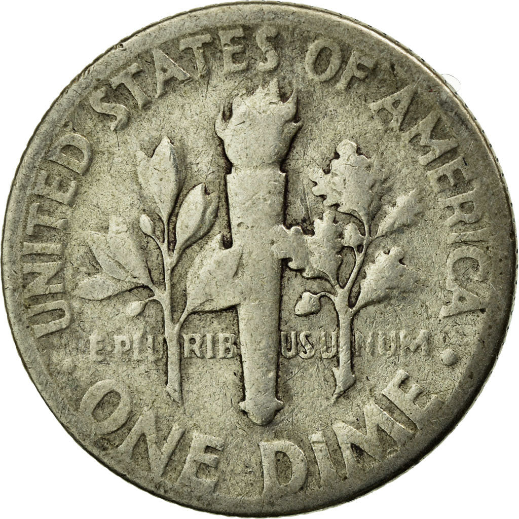 Moeda, Estados Unidos da América, Roosevelt Dime, Dime, 1946, U.S. Mint