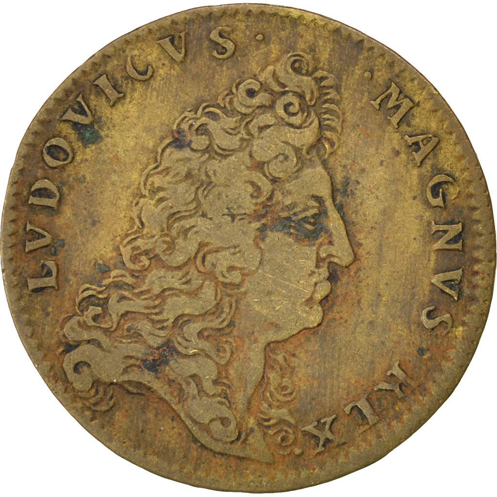 France, Royal, Token, AU(50-53), Brass, 26, Feuardent #12913, 4.60
