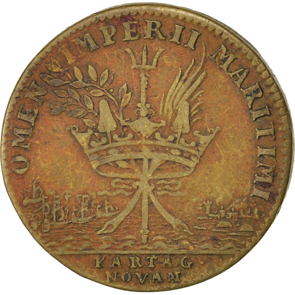 France, Royal, Token, AU(50-53), Brass, 26, Feuardent #12913, 4.60