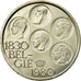 Coin, Belgium, 500 Francs, 500 Frank, 1980, Brussels, EF(40-45), Silver Clad