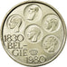 Coin, Belgium, 500 Francs, 500 Frank, 1980, Brussels, EF(40-45), Silver Clad