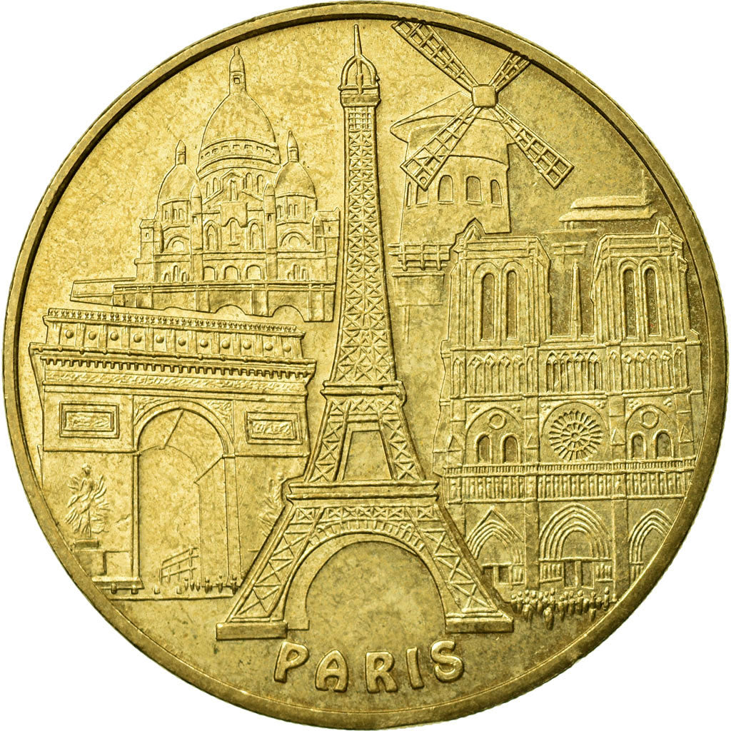 France, Token, Paris - Tour Eiffel n° 3 - les 5 monuments, 2008, MDP