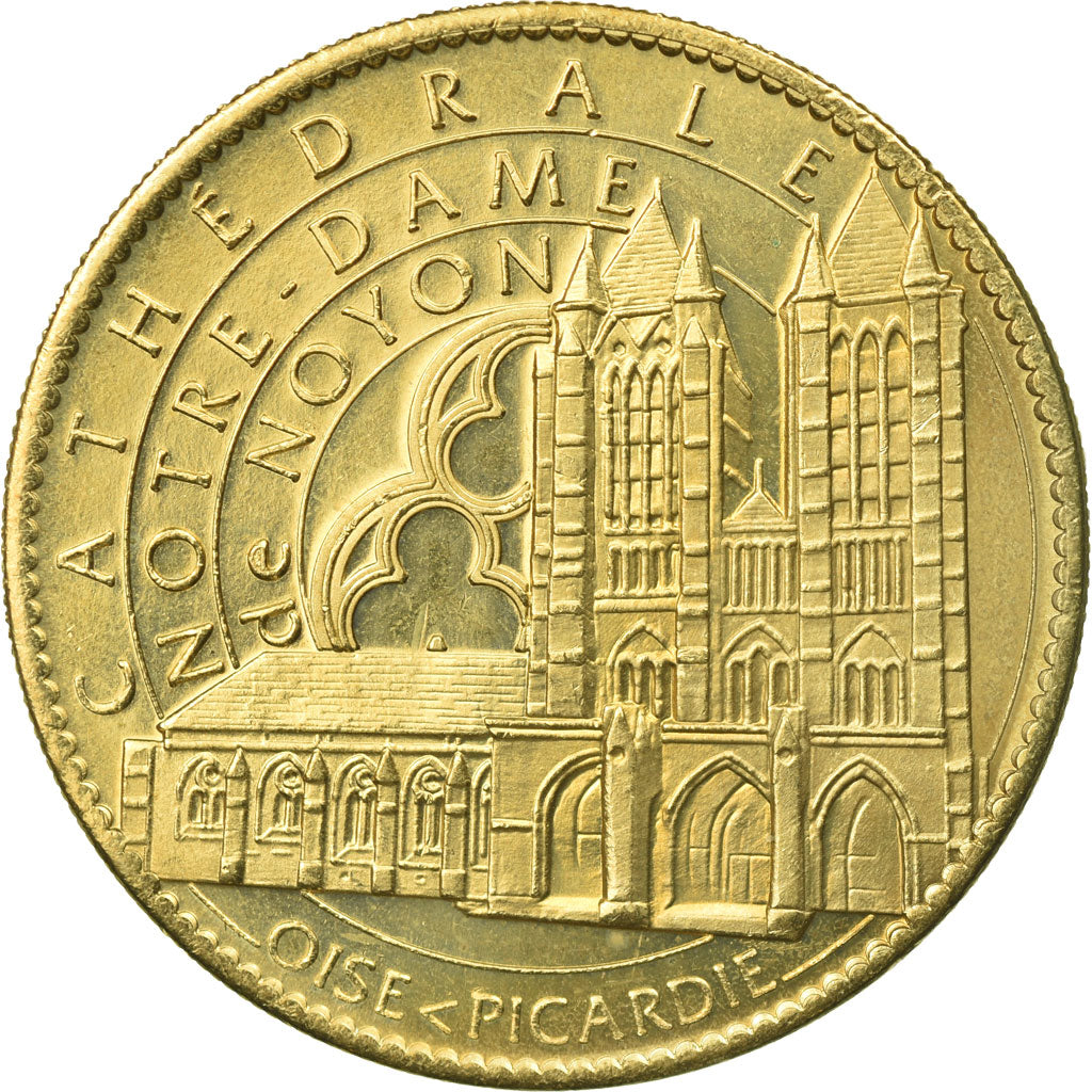 France, Token, Touristic token, Noyon - Cathédrale Notre Dame, 2013, Arthus