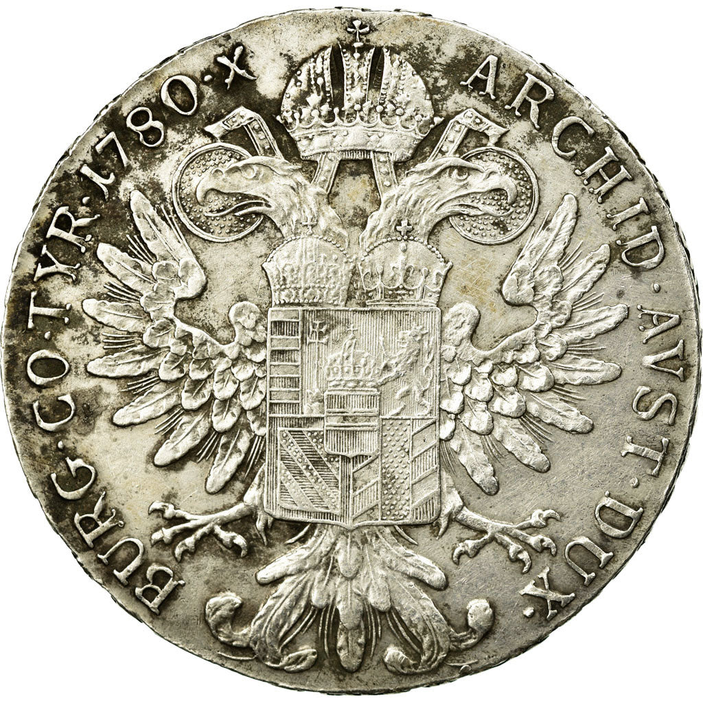 Coin, Austria, Joseph II, Thaler, 1780, Official restrike, AU(55-58), Silver