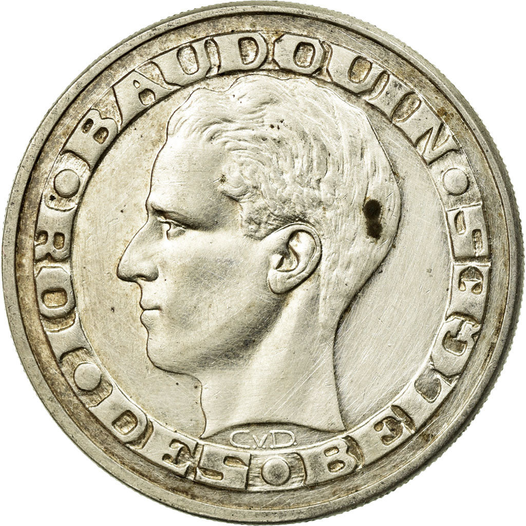 Coin, Belgium, 50 Francs, 50 Frank, 1958, Brussels, EF(40-45), Silver, KM:150.1
