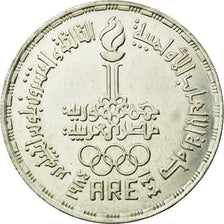 Coin, Egypt, 5 Pounds, 1984, AU(55-58), Silver, KM:558