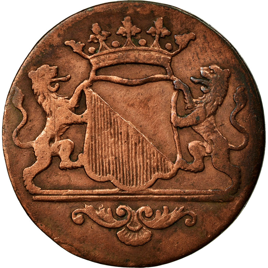 Coin, Netherlands, UTRECHT, Duit, 1787, EF(40-45), Copper, KM:91