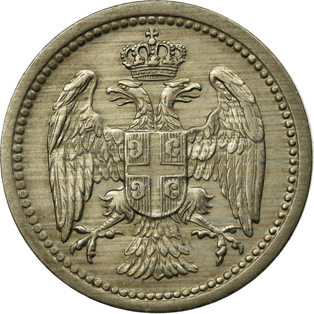 Monnaie, Serbie, Milan I, 10 Para, 1912, TTB, Copper-nickel, KM:19