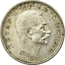 Coin, Serbia, Peter I, 50 Para, 1904, EF(40-45), Silver, KM:24.1