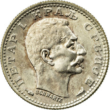 Coin, Serbia, Peter I, 50 Para, 1915, AU(55-58), Silver, KM:24.1