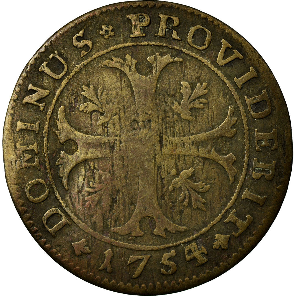 Coin, SWISS CANTONS, BERN, 1/2 Batzen, 1754, Bern, VF(30-35), Billon, KM:91