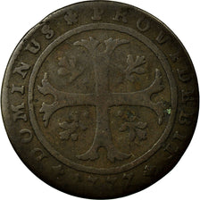 Coin, SWISS CANTONS, BERN, 1/2 Batzen, 1777, Bern, VF(20-25), Billon, KM:91