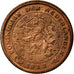 Coin, Netherlands, Wilhelmina I, 1/2 Cent, 1912, EF(40-45), Bronze, KM:138