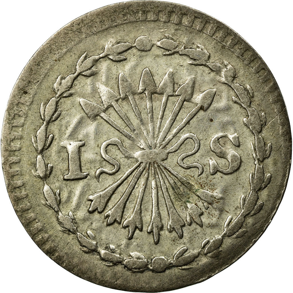 Coin, Netherlands, HOLLAND, Stuiver, Broom, 1764, EF(40-45), Silver, KM:91