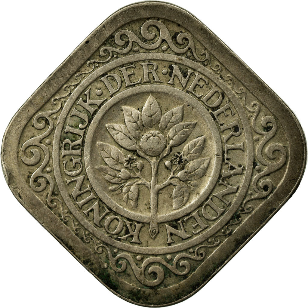 Coin, Netherlands, Wilhelmina I, 5 Cents, 1914, VF(30-35), Copper-nickel, KM:153