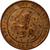 Moeda, Países Baixos, William III, Cent, 1881, EF(40-45), Bronze, KM:107.1