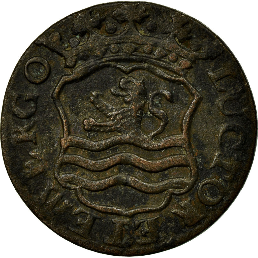 Coin, Netherlands, ZEELAND, Duit, 1766, VF(30-35), Copper, KM:101.1