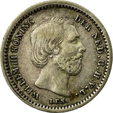 Coin, Netherlands, William III, 5 Cents, 1850, EF(40-45), Silver, KM:91