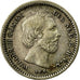 Coin, Netherlands, William III, 5 Cents, 1850, EF(40-45), Silver, KM:91