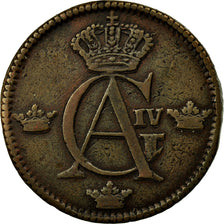 Coin, Sweden, Gustaf IV Adolf, 1/2 Skilling, 1803, EF(40-45), Copper, KM:565