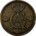 Coin, Sweden, Gustaf IV Adolf, 1/2 Skilling, 1803, EF(40-45), Copper, KM:565