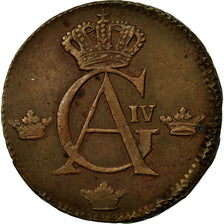 Coin, Sweden, Gustaf IV Adolf, 1/2 Skilling, 1807, EF(40-45), Copper, KM:565