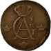 Coin, Sweden, Gustaf IV Adolf, 1/2 Skilling, 1807, EF(40-45), Copper, KM:565