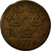 Coin, Sweden, Carl XII, 1/6 Ore, S.M., 1718, VF(30-35), Copper, KM:334