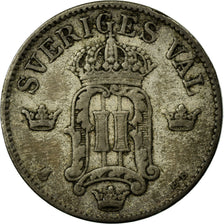 Coin, Sweden, Oscar II, 10 Öre, 1907, EF(40-45), Silver, KM:774