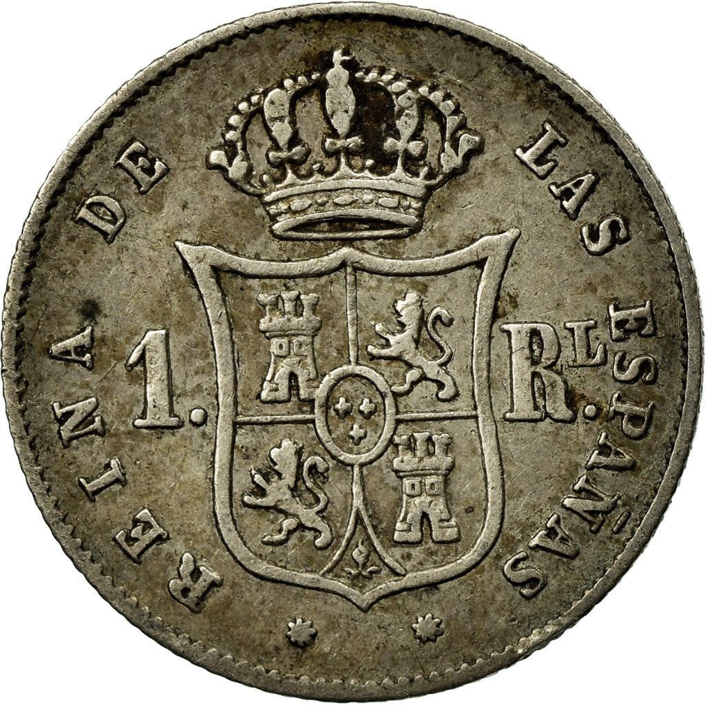 Monnaie, Espagne, Isabel II, Real, 1853, Madrid, TTB, Argent, KM:598.1