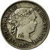 Moeda, Espanha, Isabel II, Real, 1857, Madrid, EF(40-45), Prata, KM:606.1