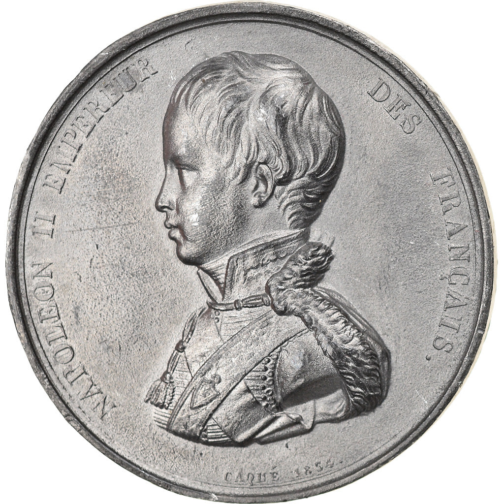 France, Medal, Napoléon II l'Aiglon, History, Caqué, AU(55-58), Tin