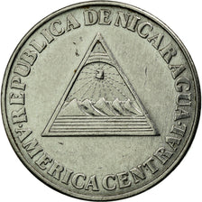 Moeda, Nicarágua, 25 Centavos, 1994, EF(40-45), Aço Cromado, KM:82