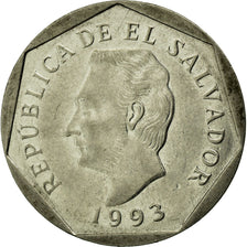 Monnaie, El Salvador, 10 Centavos, 1993, British Royal Mint, TTB, Nickel Clad