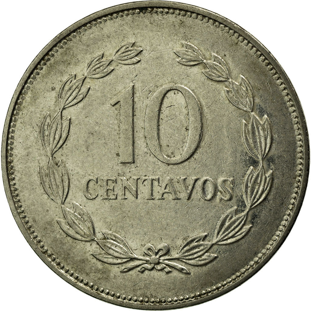Monnaie, El Salvador, 10 Centavos, 1993, British Royal Mint, TTB, Nickel Clad