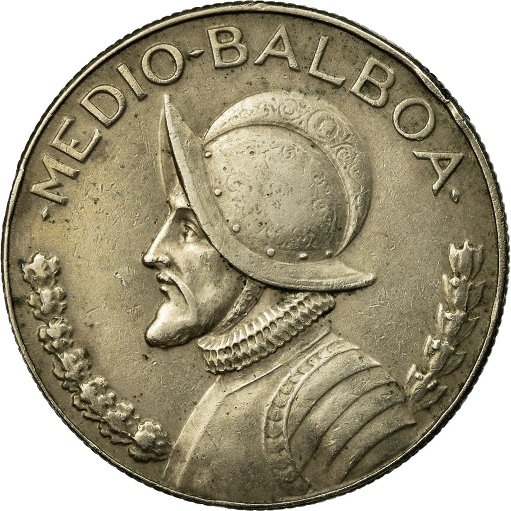Coin, Panama, 1/2 Balboa, 1980, EF(40-45), Copper-Nickel Clad Copper, KM:12b