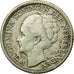 Münze, Curacao, 1/4 Gulden, 1944, Denver, USA, SS, Silber, KM:44